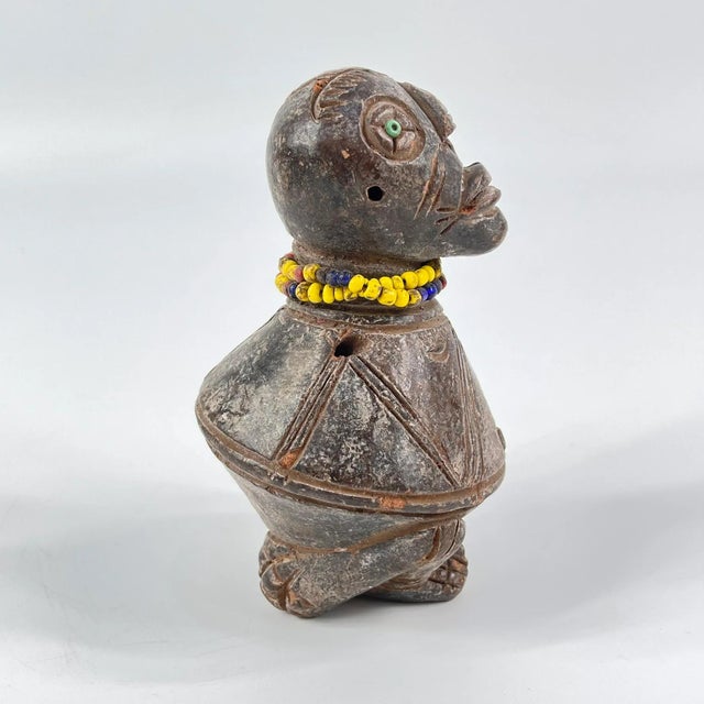 African Early 20th Century Tikar Clay House God 5inch Cameroon For Sale - Image 3 of 8