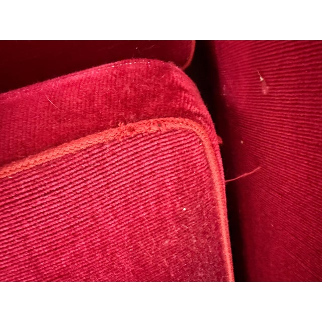 Wood 1950's-60's Danish Knole-Style Drop-Arm Sofa For Sale - Image 7 of 8