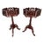 Set of 2 - Mid Century Black Forest Plant Stands For Sale