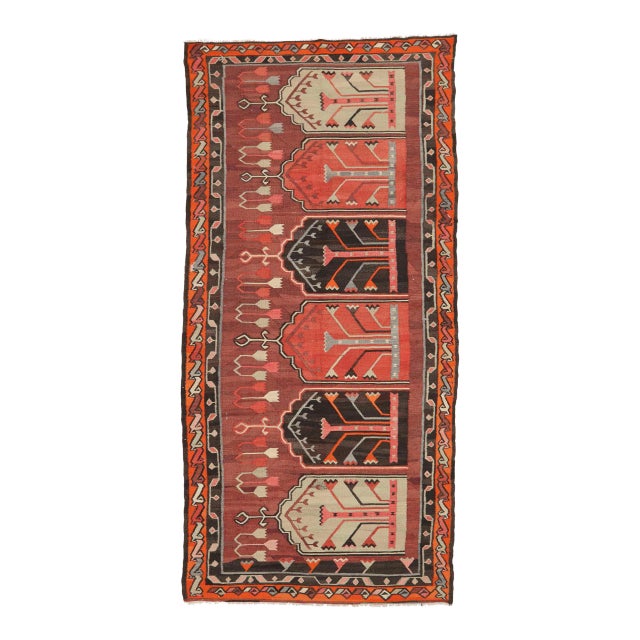 Vintage Kars Kilim Rug For Sale