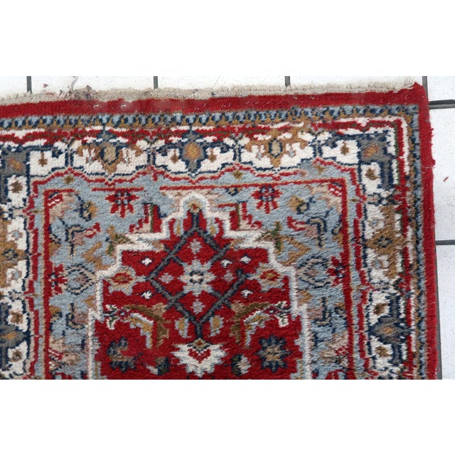1970s, Handmade Vintage Persian Hamadan Rug 2.2' X 4.7' For Sale - Image 11 of 11