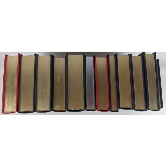 12-Book Franklin Library & Franklin Mystery Decorative Collection – Red, Green, Blue & Gold For Sale - Image 9 of 14