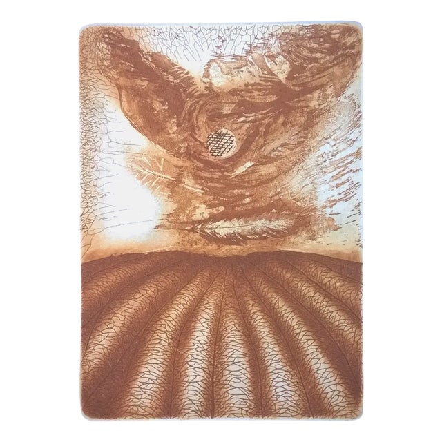 Irena Snarska, Landscape, 1985, Etching For Sale