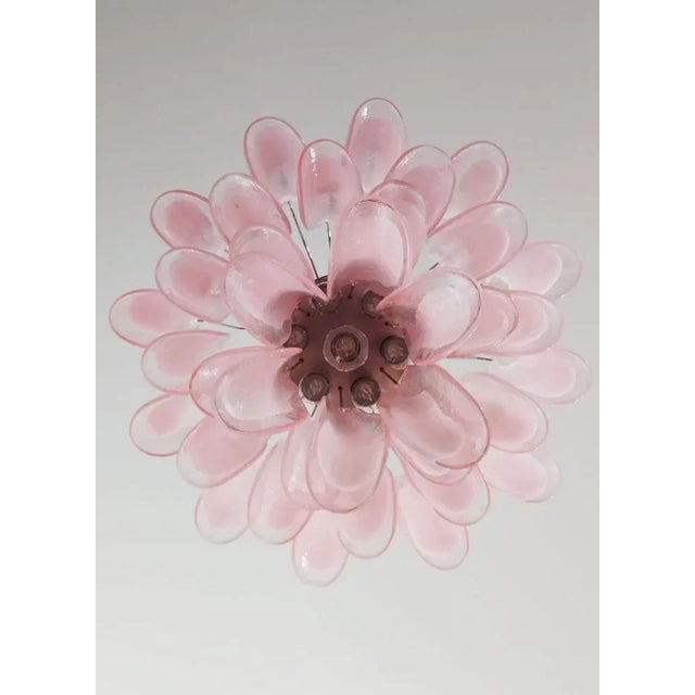 Murano Glass Petal Chandeliers, Murano, Set of 2 For Sale - Image 6 of 10