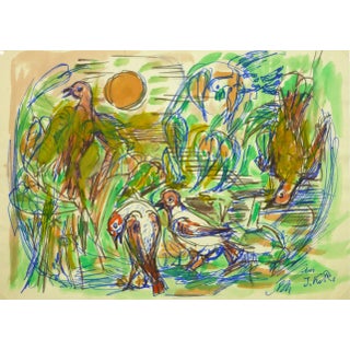 Irmgard Von Reppert, Drawing of Birds For Sale