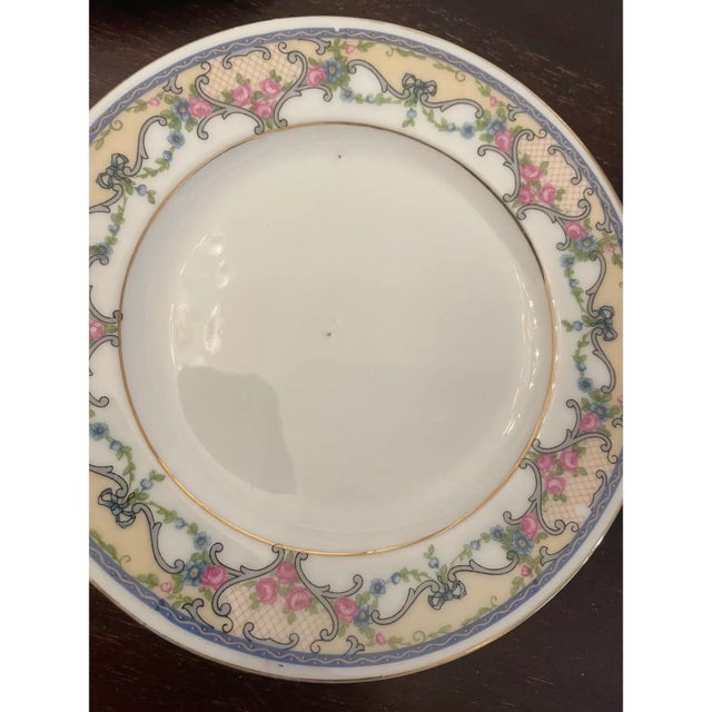 Mid 20th Century China Salad/Dessert Plates- Set of 7 For Sale In Chicago - Image 6 of 7