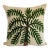 Handmade Kashmiri Crewel Palm Tree Leaf Wool Pillow Cover Global Chic 18 X 18 For Sale