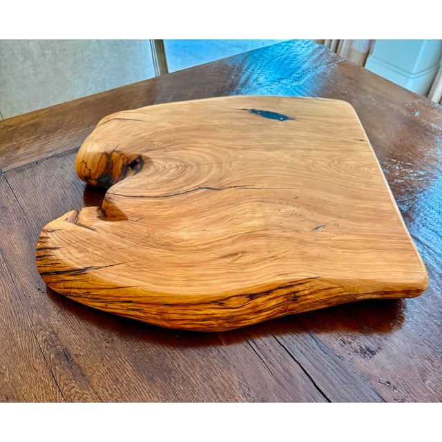 This extra large handmade cutting board is from an Alligator-shaped Juniper tree from southern New Mexico. This board has...