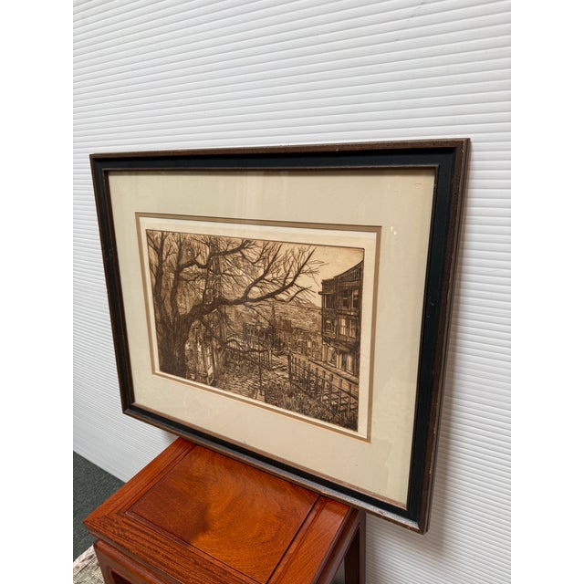 American Original Etching Union + Hyde Street, San Francisco For Sale - Image 3 of 12