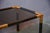 Metal Italian Modern Side Table in Black and Gold Metal with Smoked Glass, 1970s For Sale - Image 7 of 14