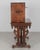 19th Century 19th Century Spanish Vargueno Desk, Hand-Carved Walnut For Sale - Image 5 of 12