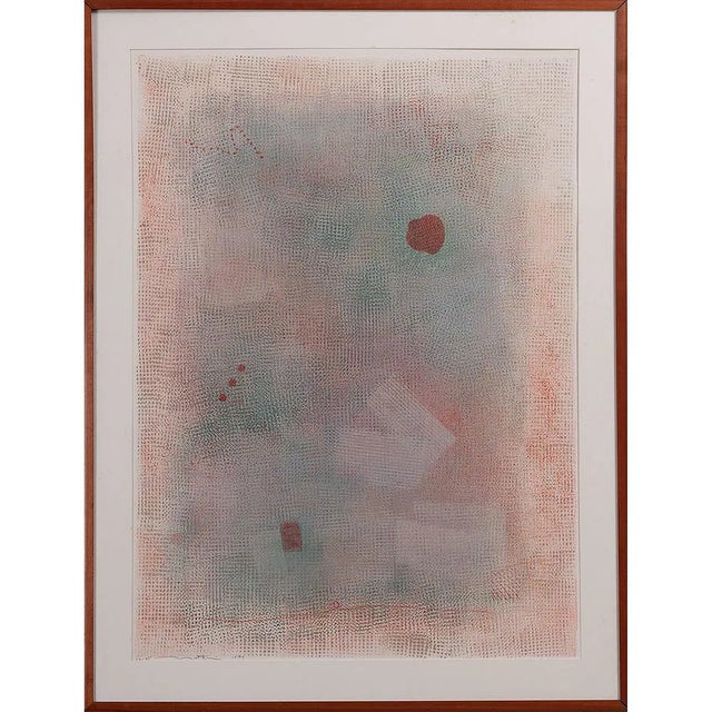 Elevate your space with this striking abstract lithograph by renowned American modernist Robert Natkin. Dated 1979 and...