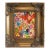 Serg Graff "Orange Dog" Abstract Painting Acrylic on Canvas Framed Art, Coa For Sale