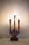 Art Deco Italian Glass and Marble Clock Lamp, 1930s For Sale - Image 6 of 6
