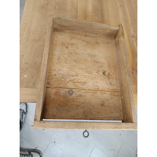 Vintage Farmhouse Table in Oak, 1890s For Sale - Image 18 of 18
