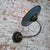 Vintage Industrial Light Blue Enamel Flexible Wall Light For Sale - Image 4 of 7