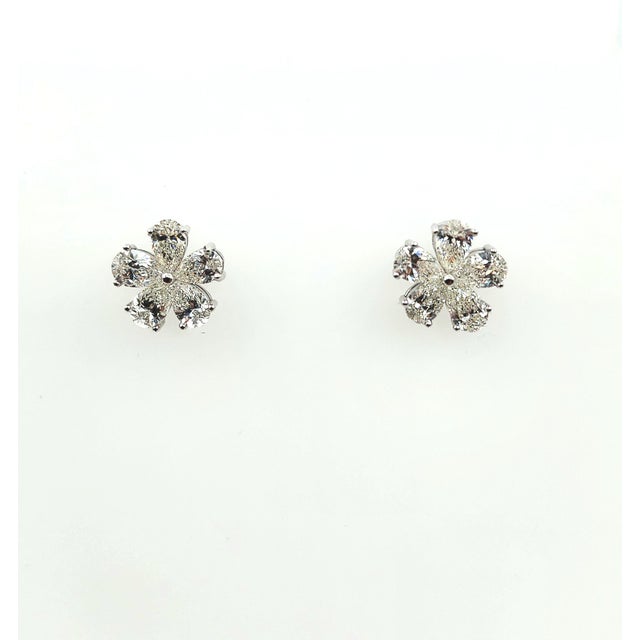 2.00 Ct Pear Shape Diamond Earrings For Sale - Image 10 of 10