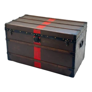 Antique Louis Vuitton Steamer Trunk, C. 1870's