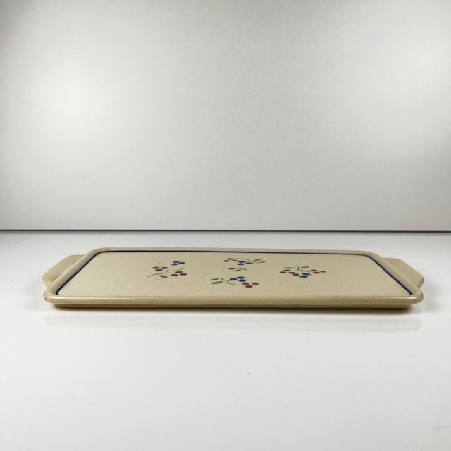 KG Lunéville "Odile" Cake Plate, 1920/1930 Dimensions: 33.5 x 15.5 cm Height: 1.5 cm Antique item, over 100 years old,...