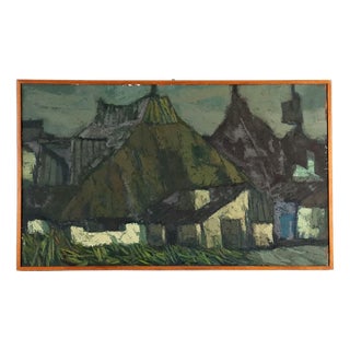 Enrico Schiavinato, Modernist Still Life, 1963, Oil on Canvas For Sale