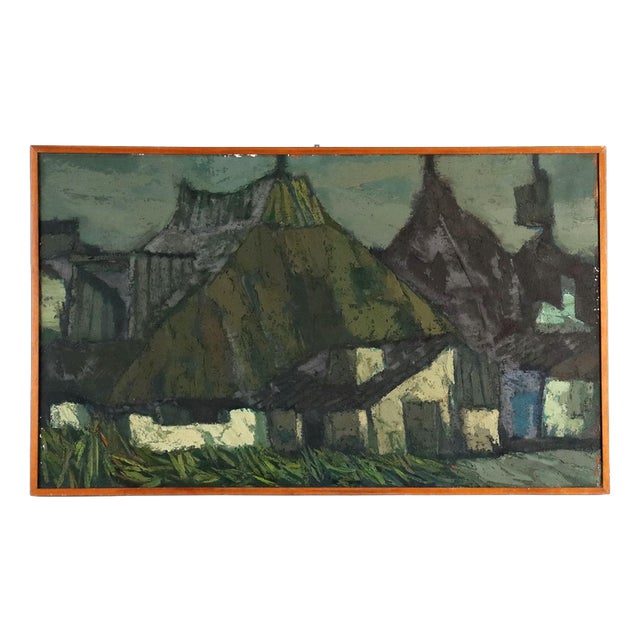 Enrico Schiavinato, Modernist Still Life, 1963, Oil on Canvas For Sale