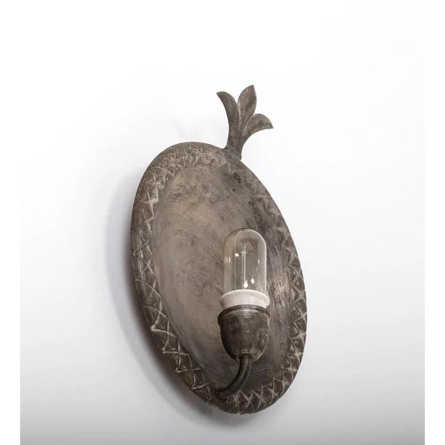 Metal Wall Lamps, Sweden, 1920s, Set of 2 For Sale - Image 7 of 9