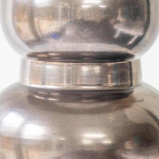 Tiered Spherical Chrome Table Lamp by R. Houben, 1970 For Sale - Image 3 of 13