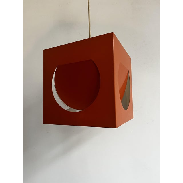 Cube Pendant Lamp by Shogo Suzuki, 1960s For Sale - Image 13 of 13