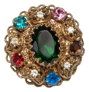 Vintage Art Deco Brooch, 1950s