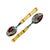 1990s Bamboo and Polished Stainless Steel Flatware - 20 Piece Set - Four 5 Place Settings For Sale - Image 11 of 12