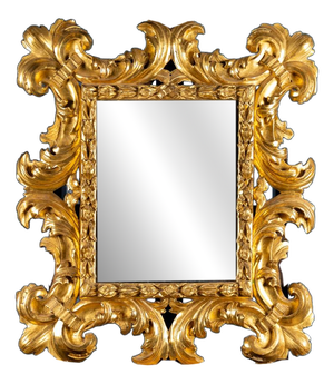 Italian Louis XIV Gold-Gilded Wooden Frame, Early 18th Century