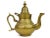 Brass Vintage Handmade Floral Engraving Design Brass Teapot For Sale - Image 8 of 8