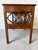Wood 1970s Hollywood Regency Chinoiserie Burl Wood Two-Tier Nightstand / End Table For Sale - Image 7 of 12