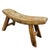 Antique Chinese Elmwood Headrest Wood Pillow Primitive Rustic Form 12" For Sale - Image 4 of 12