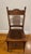 Farmhouse Early 1900's Oak Pressed Back Spindle Chairs - Set of 8 For Sale - Image 3 of 5