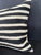 Contemporary Turkish Hemp Pillow Cushion Natural Beige Black Cushion Cover 20"x20" For Sale - Image 3 of 4