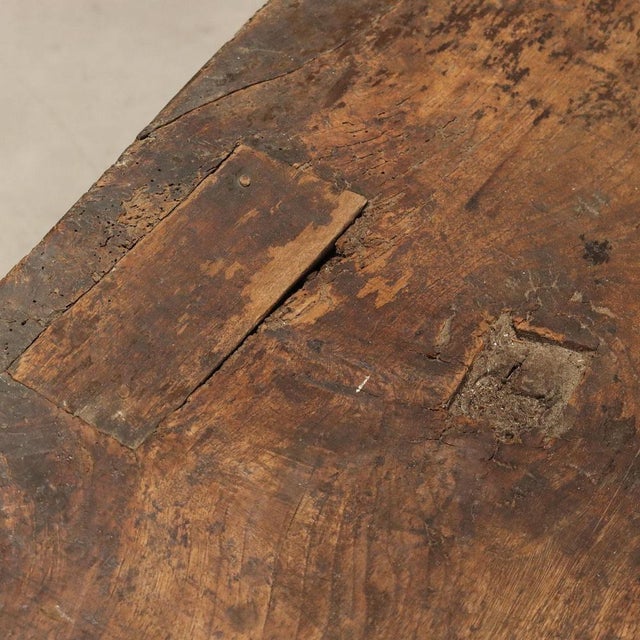 Walnut Chest with Vine Tendril Carvings For Sale - Image 10 of 13