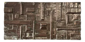 Geometric Fiberglass Relief Sculpture, 1960s