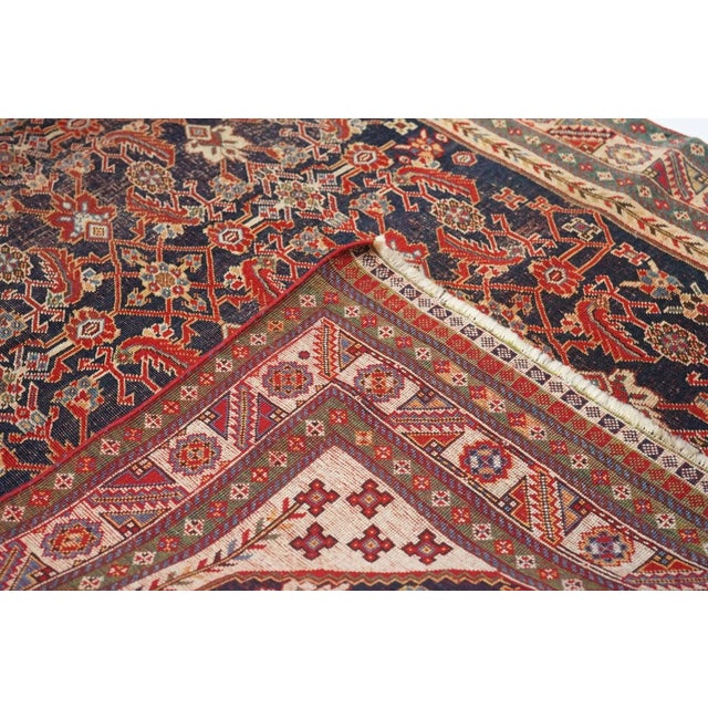 Antique Qashqai Rug 3'8'' x 7'7''.