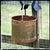 Presenting a magnificent 19th-century mixed-metal antique bucket kettle, beautifully showcasing an exquisite contrast of...