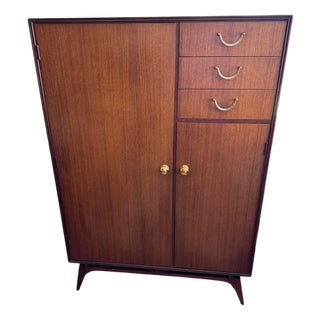 Mid-Century Modern Armoire by Meredew, 1960s For Sale
