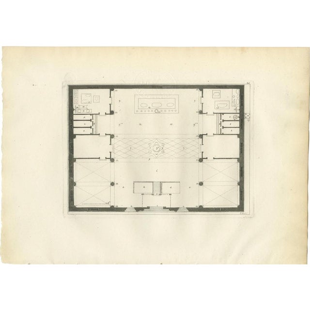 Chinese Agoda Temple Architectural Floor Plan Engraving, 1815 For Sale - Image 13 of 13