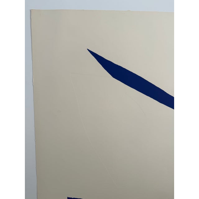 A refined and quietly powerful minimalist lithograph titled “Segment” (1966), rendered with striking restraint and...
