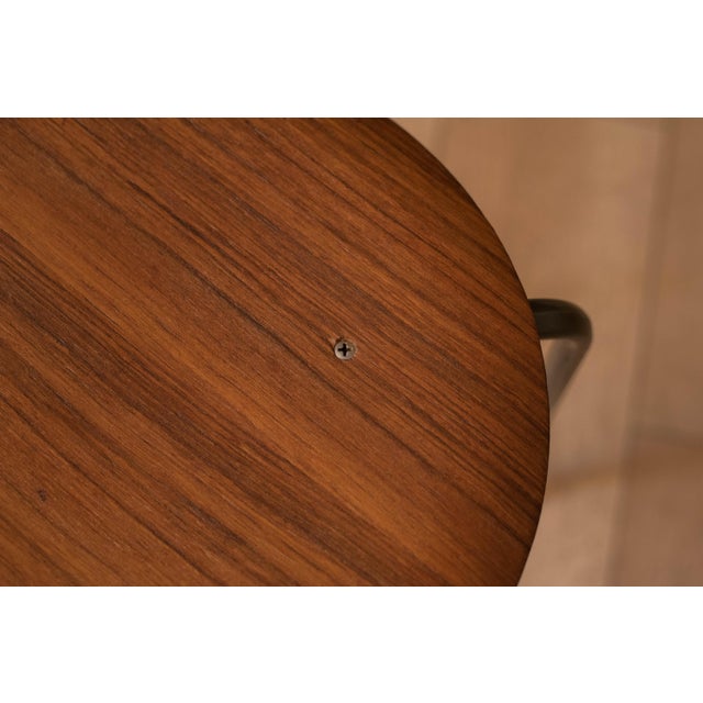 Danish Modern Round Teak Stacking Dot Stool End Table For Sale - Image 9 of 17