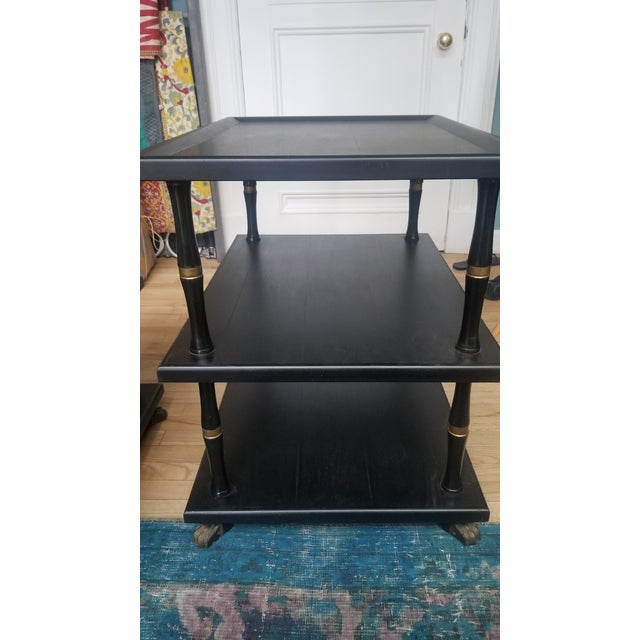 Hollywood Regency 3-Tier Side Tables - a Pair For Sale In New York - Image 6 of 11