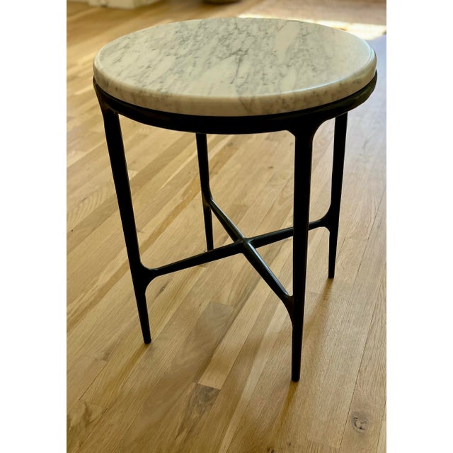 RH Restoration Hardware Thaddeus Side Table Chairish