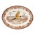 Midcentury Japanese Hand-Painted Pheasant Game Platter For Sale