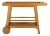 Indoor & Outdoor Bar Cart in Natural For Sale