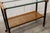 Vintage Teak, Black Metal, and Glass Serving Cart on Casters, 1960s For Sale - Image 3 of 17