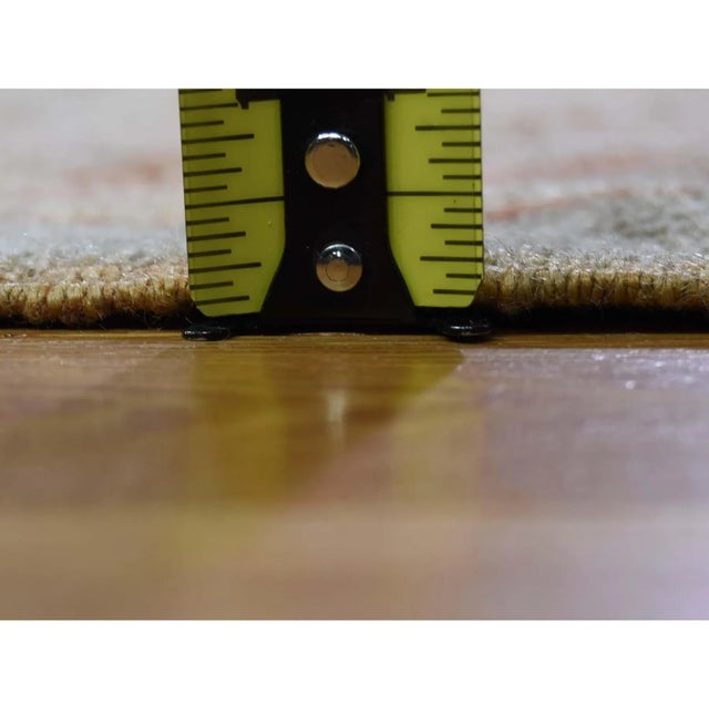 Antique Turkish Oushak Wool Hand Knotted Oriental Rug For Sale - Image 11 of 12